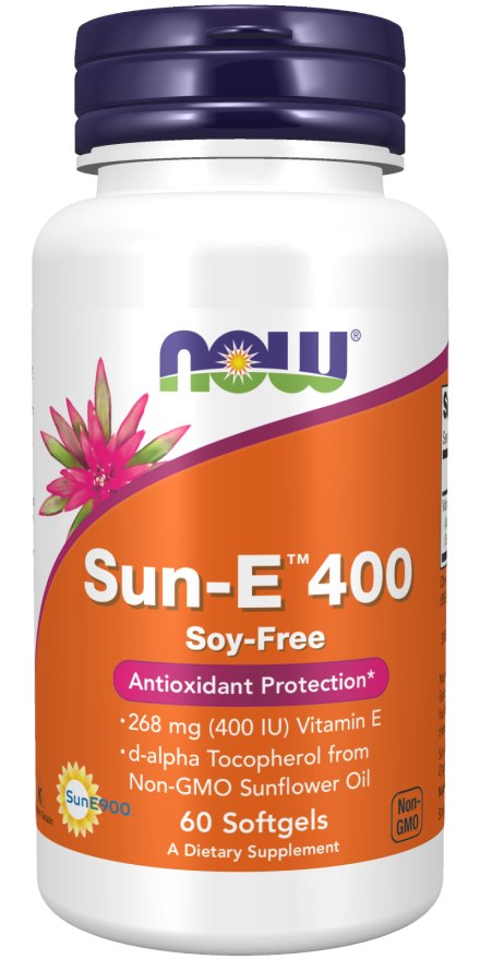 Sun-E Vitamin E 400IU framsida förpackning