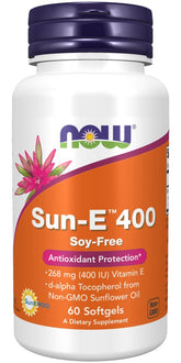Sun-E Vitamin E 400IU framsida förpackning