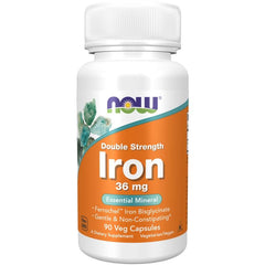 Now Foods - Double Strength Iron Ferrochel - 90 Vcaps