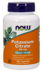 Now Foods - Potassium Citrat, 99mg - 180 Vcaps