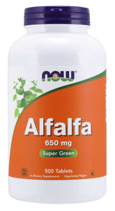 Alfalfa Super Green – 500 tabletter baksida