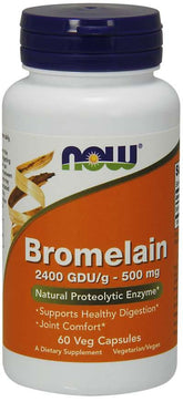 NOW Foods - Bromelain, 500mg - 60 Vcaps