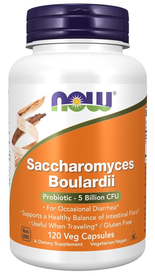 NOW Foods - Saccharomyces Boulardii framsida