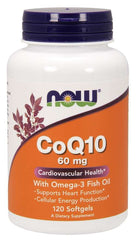 CoQ10 med Omega-3 – 120 kapslar framsida