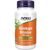 NOW Foods - Ginkgo Biloba - 60 Vcaps