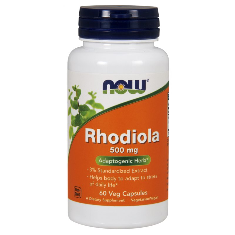 Now Foods Rhodiola 500mg Extract framsida