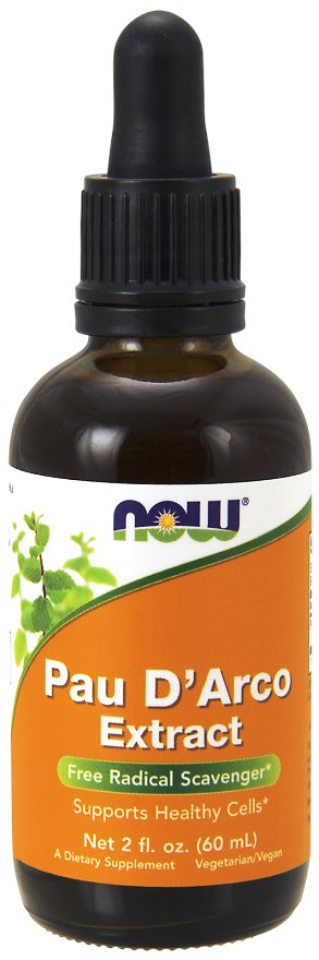 NOW Foods Pau D'Arco Extract 60ml framsida