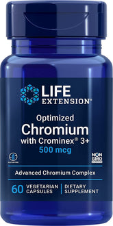 Life Extension - Optimoitu Kromi Crominex 3+:lla - 60 Vcaps
