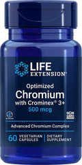 Life Extension - Optimoitu Kromi Crominex 3+:lla - 60 Vcaps