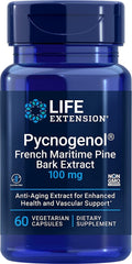 Life Extension - French Maritime Pine Bark Extract 100mg - 60 Caps