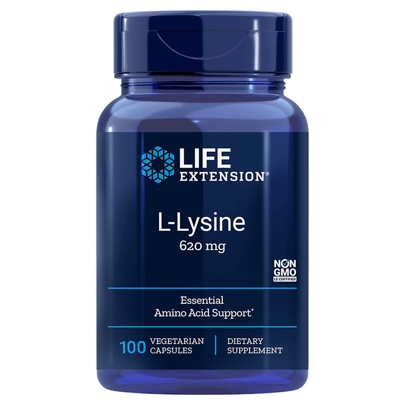 Life Extension L-Lysine framsida