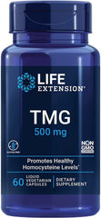 Life Extension - TMG, 500mg - 60 Liquid Vcaps