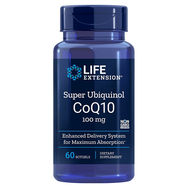 Life Extension Super Ubiquinol CoQ10 100mg framsida