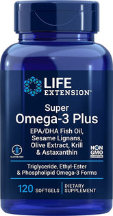 Super Omega-3 Plus 120 mjuka kapslar framsida