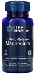 Extend-Release Magnesium baksida med näringsfakta
