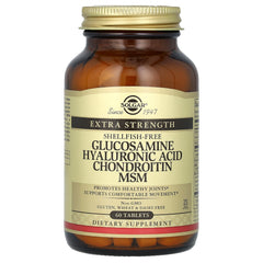 Solgar Glucosamine Hyaluronic Acid Chondroitin MSM baksida