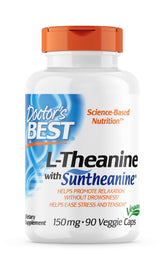 Doctor's Best L-Theanine 90 Veggie Caps framsida