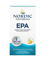 Nordic Naturals - EPA, 1210mg Sitruuna - 60 Sgels