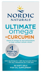 Nordic Naturals - Ultimate Omega + Curcumin - 60 Sgels