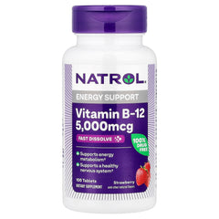 Vitamin B-12 5000 mcg baksida näringsfakta