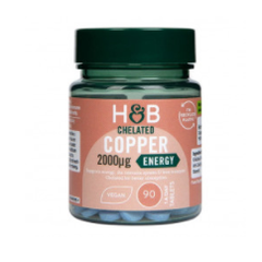 Holland & Barrett - Chelated Copper - Mineralsk Tilskud