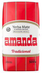 amanda Yerba Mate baksida näringsfakta