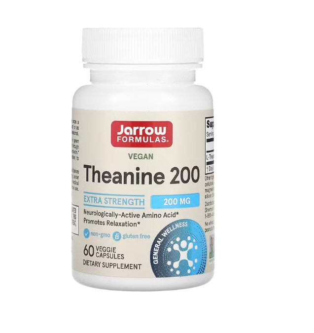 Theanine 200 mg Mental fokus & avslappning framsida