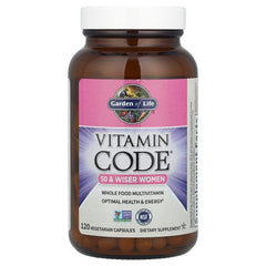 Garden of Life - Vitamin Code 50 & Wiser Women (KORT DATUM 2026-05-30)