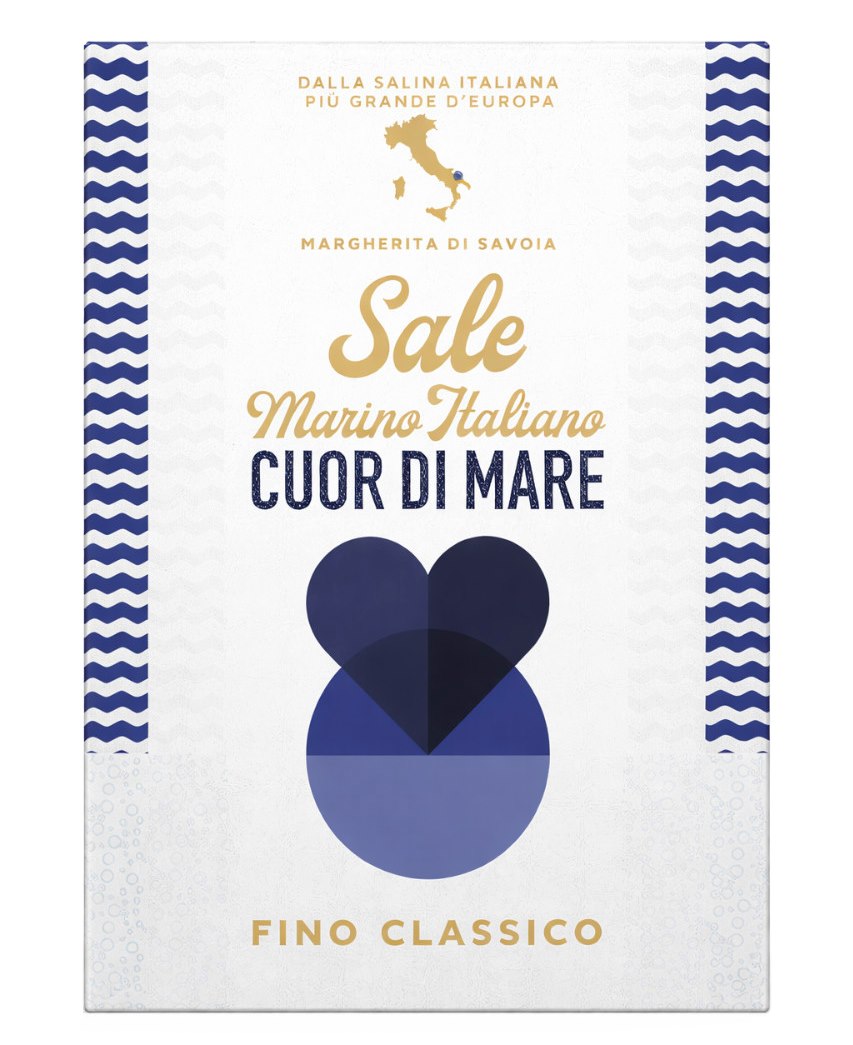 Cuor Di Mare Italian Sea Salt Fine Grain framsida