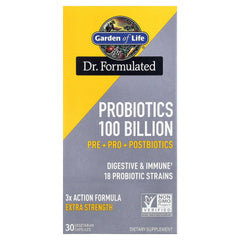 Probiotics 100 Billion – 18 stammar baksida