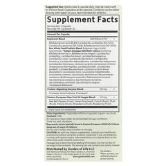 Raw Probiotics Vaginal Care baksida
