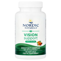 Nordic Naturals Vision Support ingredienser etikett