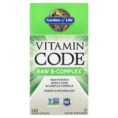 Garden of Life Vitamin Code Raw B-Complex näringsfakta