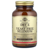 Solgar Dry Vitamin E With Yeast Free Selenium framsida