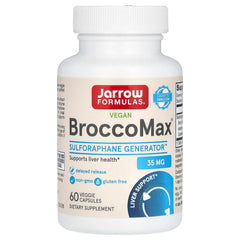 BroccoMax baksida med näringsfakta