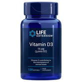 Vitamin D3 3000IU – 120 kapslar framsida