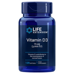 Vitamin D3 3000IU – 120 kapslar framsida