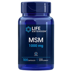 MSM – 1000mg (100 kapslar) framsida