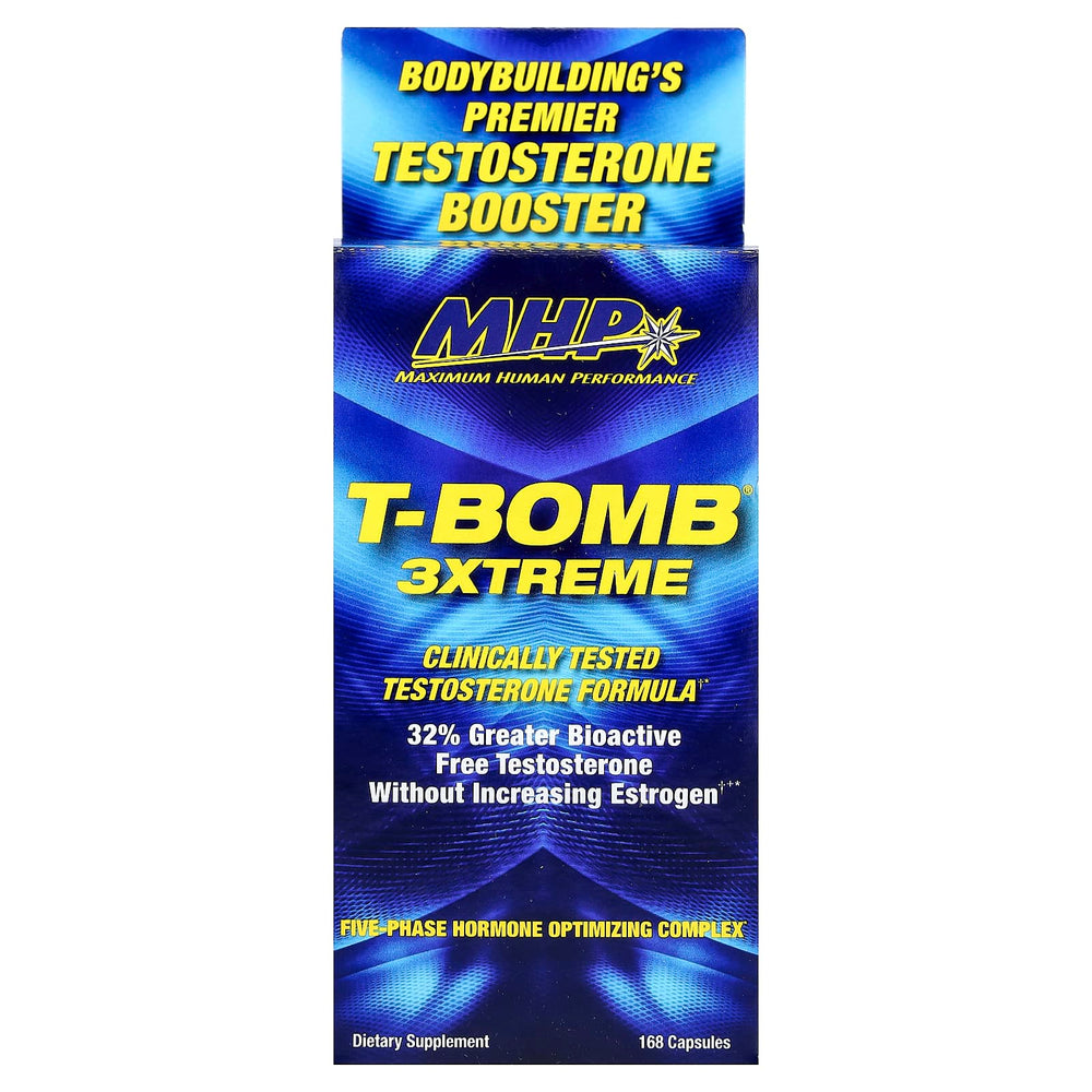 MHP T-Bomb 3Xtreme 168 kapslar framsida