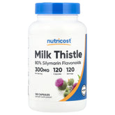 Nutricost Milk Thistle baksida med näringsinformation