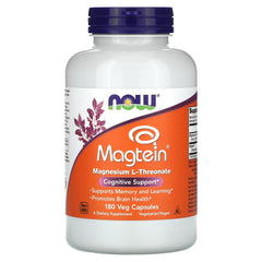 NOW Foods Magtein ingredienser och dosering