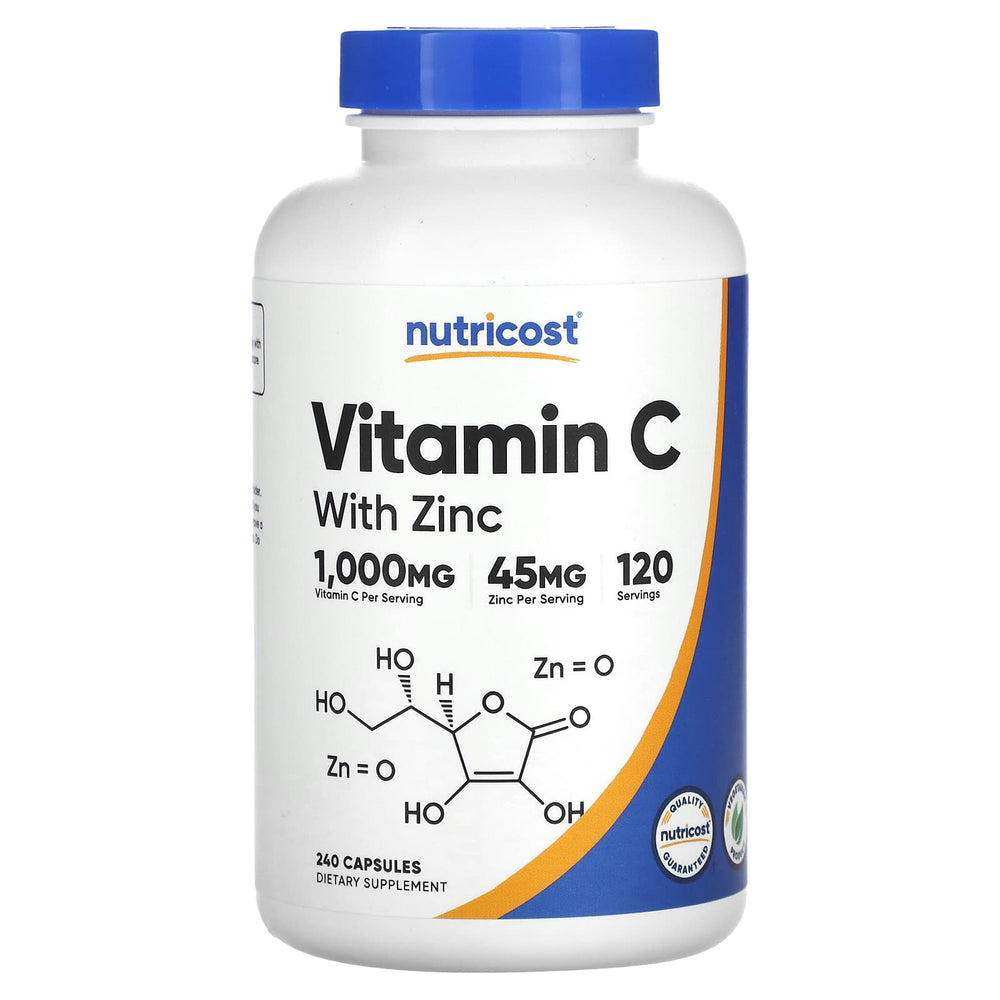 Nutricost Vitamin C With Zinc framsida