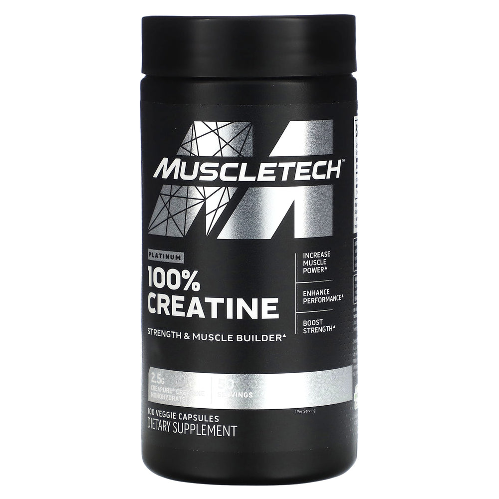 Platinum 100% Kreatin – Creapure® framsida