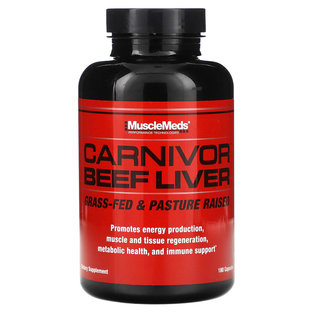 Carnivor Beef Liver – 180 kapslar framsida