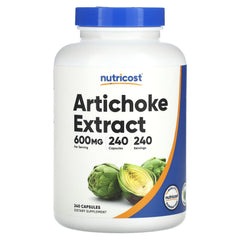Nutricost Artichoke Extract 240 kapslar framsida