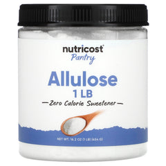 Nutricost Allulose baksida näringsfakta