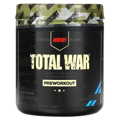 Redcon1 Total War Preworkout baksida näringsfakta
