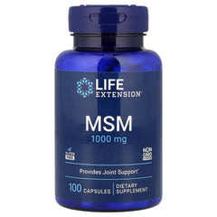 Life Extension - MSM 1000mg - 100 kapselia