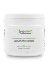 Zeolithmed Ultrafin medicinsk zeolit baksida näringsinformation