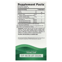 Nordic Naturals Vision Support baksida näringsfakta